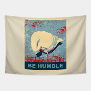 Be Humble Goose With The Head Bowed Tapestry