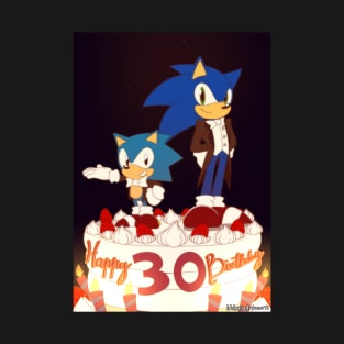 Sonic 30 th aniversary by idolnya T-Shirt