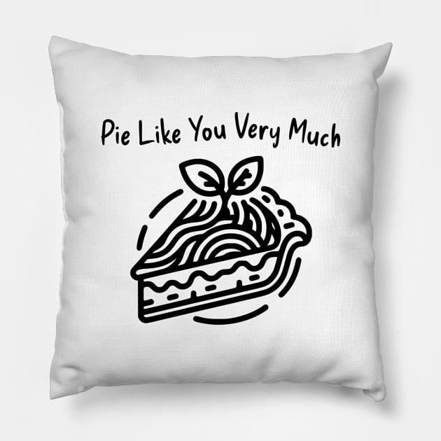 Apple Pie Slice Art Yummy Japan Sweet Kawaii Pillow by Flowering Away