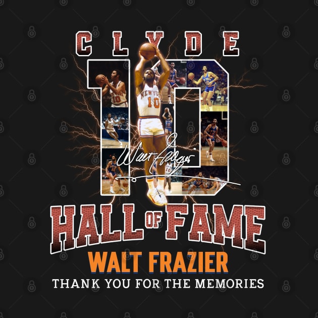 Walt Frazier The Clyde Basketball Legend Signature Vintage Retro 80s 90s Bootleg Rap Style by CarDE