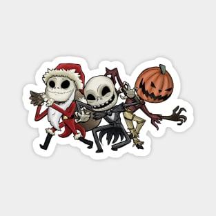 King of Halloween Magnet