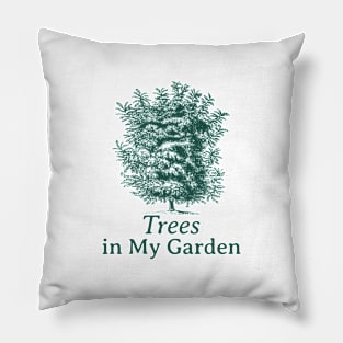 Flower Tree Gardening Vintage Since Flora Pillow