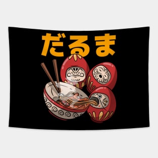 Kawaii Ramen Daruma Dolls Tapestry