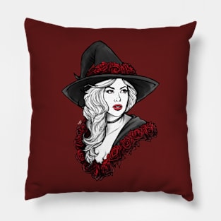 Rose Witch (Color) Pillow