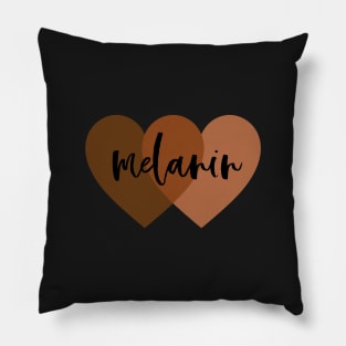 melanin hearts Pillow