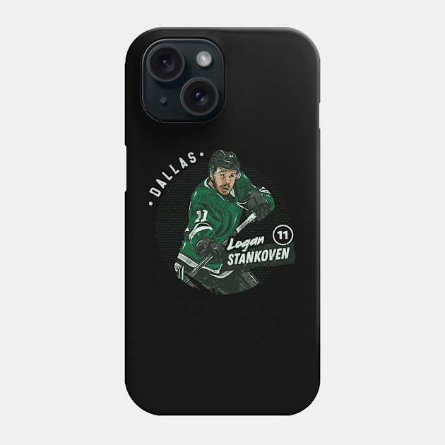 Logan Stankoven Dallas Dots Phone Case by artbygonzalez