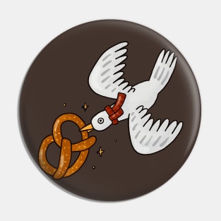 Pretzel Bird Pin