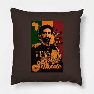 Haile Selassie I Jah Pillow