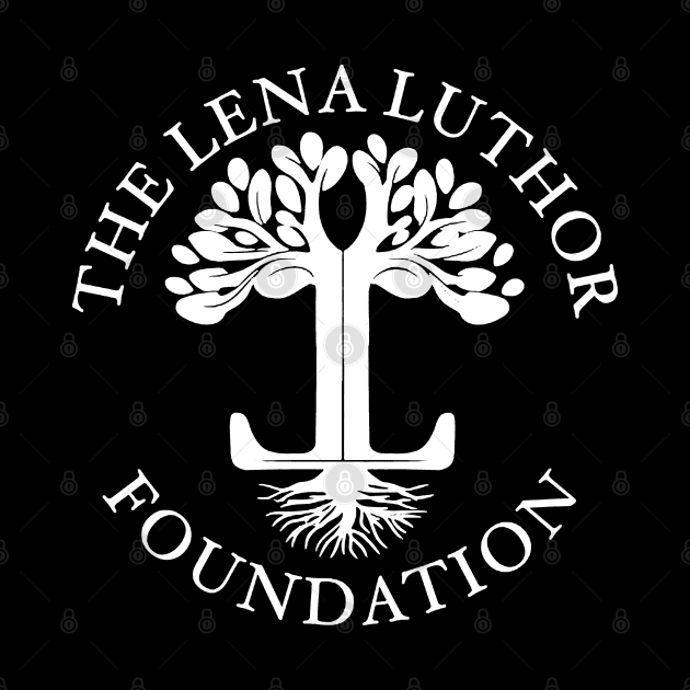 The Lena Luthor Foundation Logo (White) by brendalee