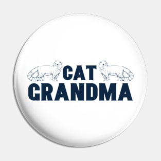 Cat grandma Pin