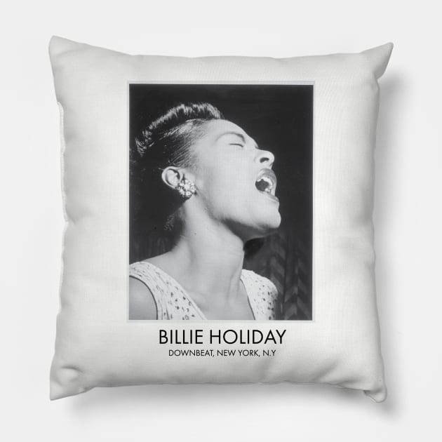 Billie Holiday, Black History, Black Woman Pillow by UrbanLifeApparel