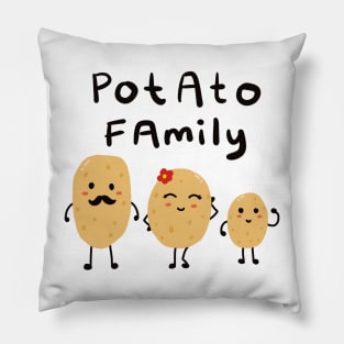 Potato Family Pillow