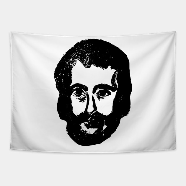 Beard Man Tapestry by xam