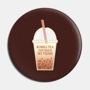 Bubble Tea Veins Pin