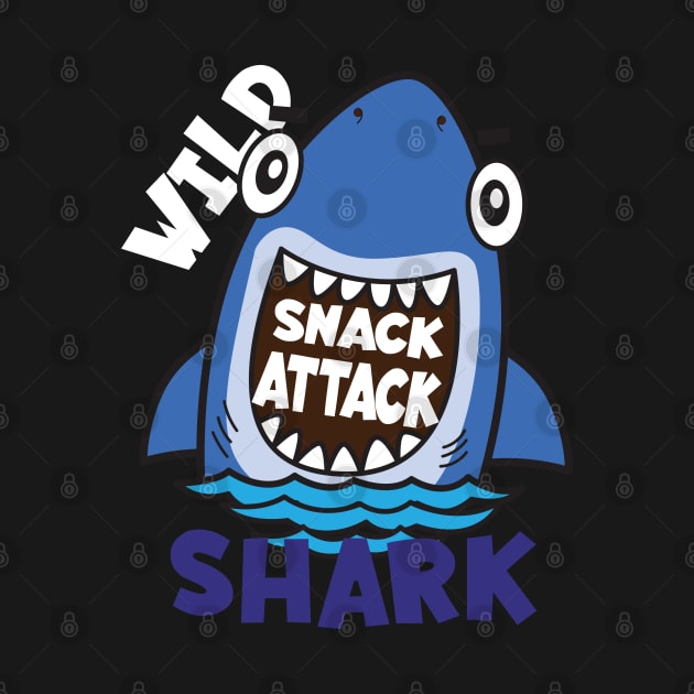 Shark Snack Attack by Mako Design 