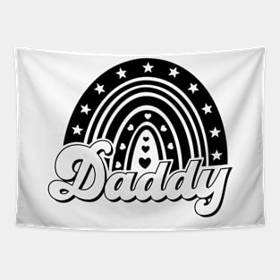 Rainbow daddy Retro Gift for Father’s day, Birthday, Thanksgiving, Christmas, New Year Tapestry