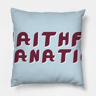 Phaithful Phanatics Maroon Pillow