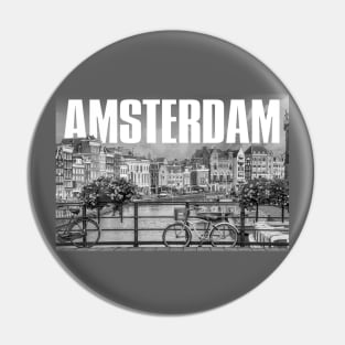 Amsterdam Cityscape Pin