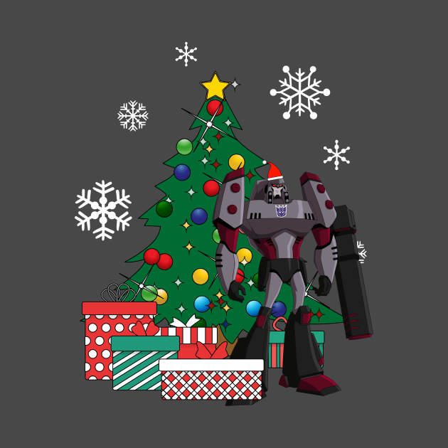 Megatron Around The Christmas Tree Transformers by Nova5