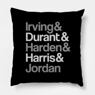 Brooklyn Nets Harden Irving& Durant Dream team Pillow