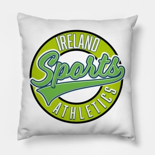 Ireland sports athletic logo. Pillow