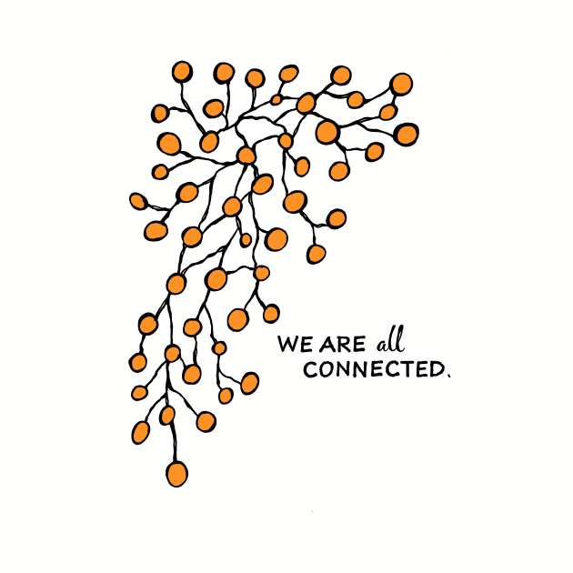 All Connected (orange) by Martial Arts & Crafts