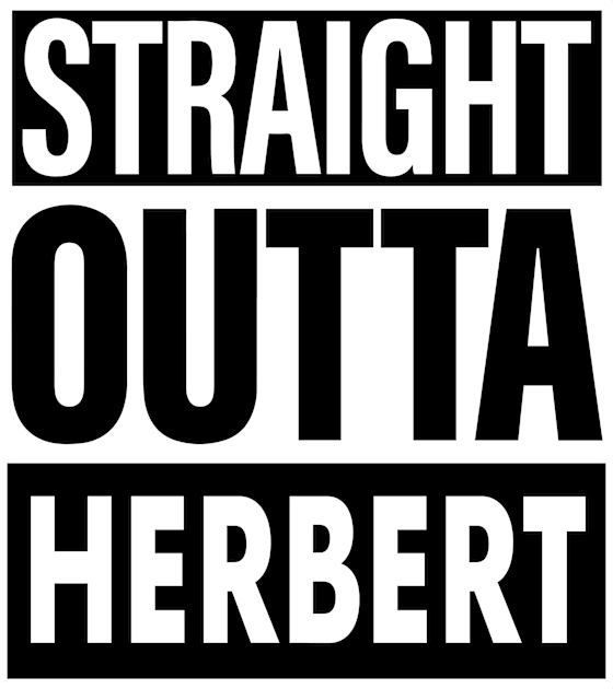 Herbert Name Straight Outta Herbert Kids T-Shirt by ThanhNga