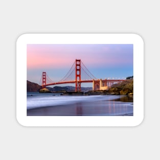 Golen Gate Bridge from Baker Beach Magnet