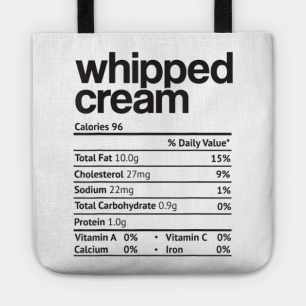 33 Whipping Cream Nutrition Label Label Design Ideas 2020
