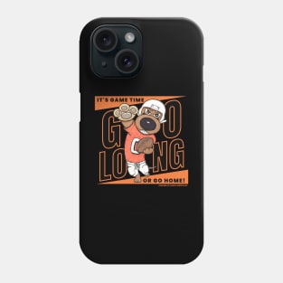 Cute Funny Doxie Dachshund Dog Football Phone Case