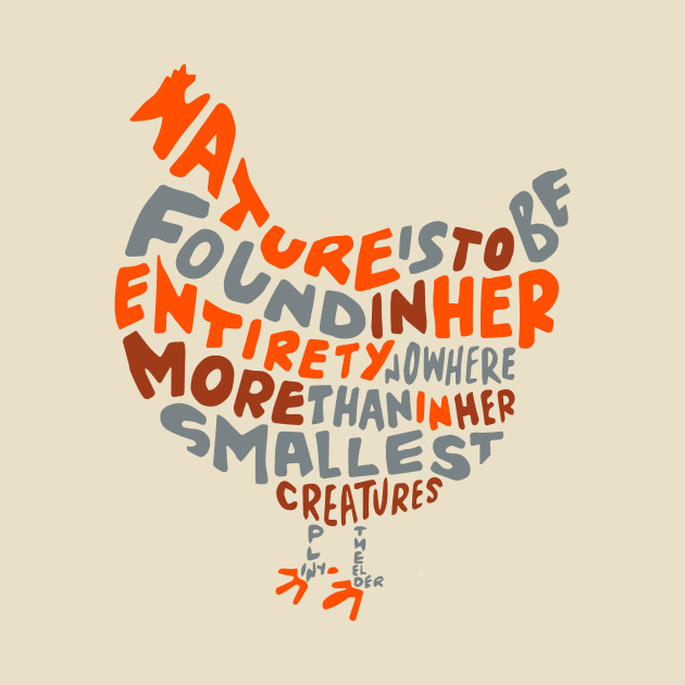 Encouraging Chicken by Wander On Words