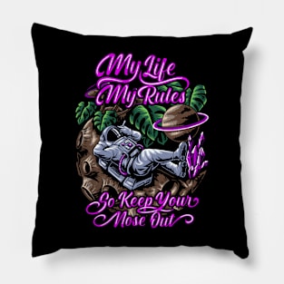 My Life My Rules Pillow