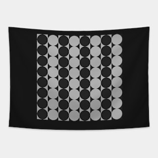 retro sixties style monochrome pattern Tapestry