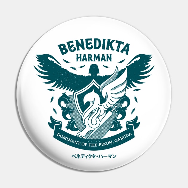 Benedikta Harman Emblem Pin by Lagelantee