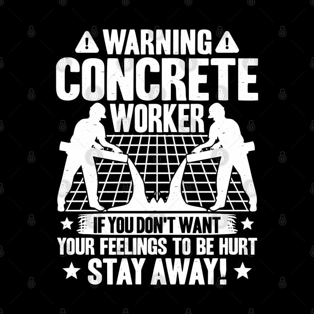 Concrete Worker Concreter Concrete Builder by Krautshirts