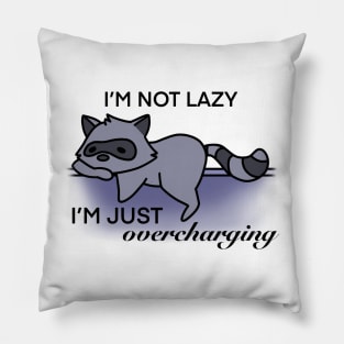 Lazy raccoon Pillow