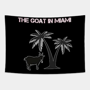 the goat in miami Tapestry