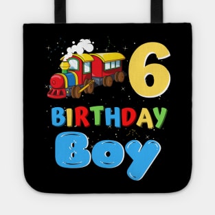 6 Year Old Boy Trains Lover Birthday Gift Tote