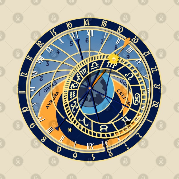 Prague Astronomical clock by artbleed