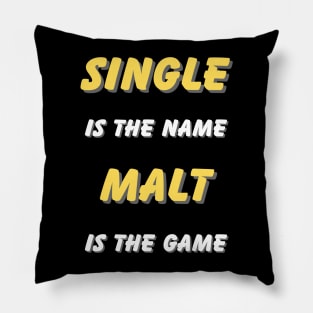 Single Malt Game Shirt Pillow