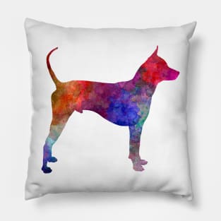 Thai Ridgeback Dog in watercolor Pillow