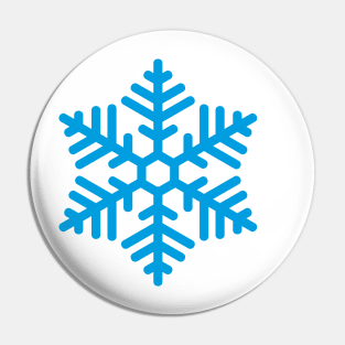 Winter Snow Flake Ice Crystal Pin