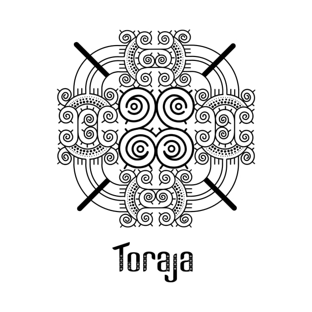 Toraja ethnic tribe motif by Andeust