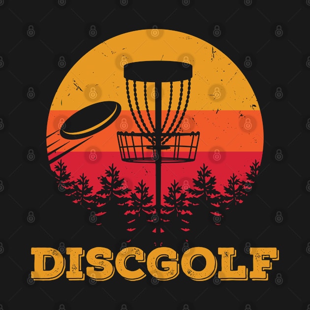 Retro Vintage Discgolf Outdoor Sport Frisbee Gift by Fresan