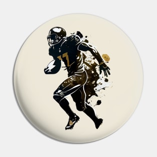 American Football Player Pin