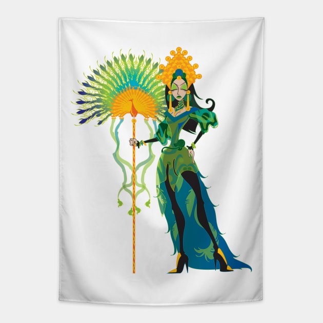 Hera Tapestry by The Cuban Witch