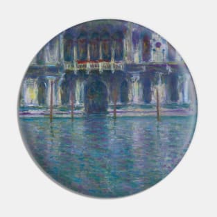 Le Palais Contarini by Claude Monet Pin