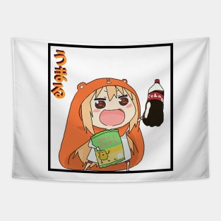 Umaru chan with BACK DESIGN Tapestry