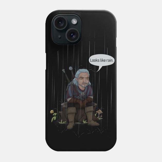 Geralt the Weatherman Phone Case by Nori