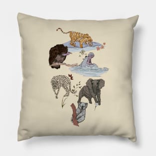 Animal Kingdom Pillow